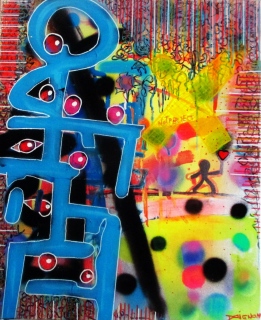 didier-doignon - Huile, acrylique sur toile.
