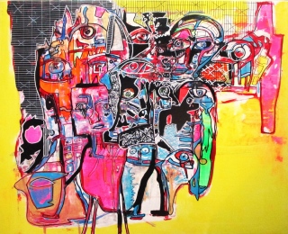 didier-doignon - Huile, acrylique sur toile.