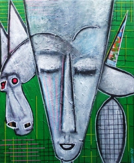 didier-doignon - Huile, acrylique sur toile.