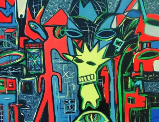 didier-doignon - Huile, acrylique sur toile.
